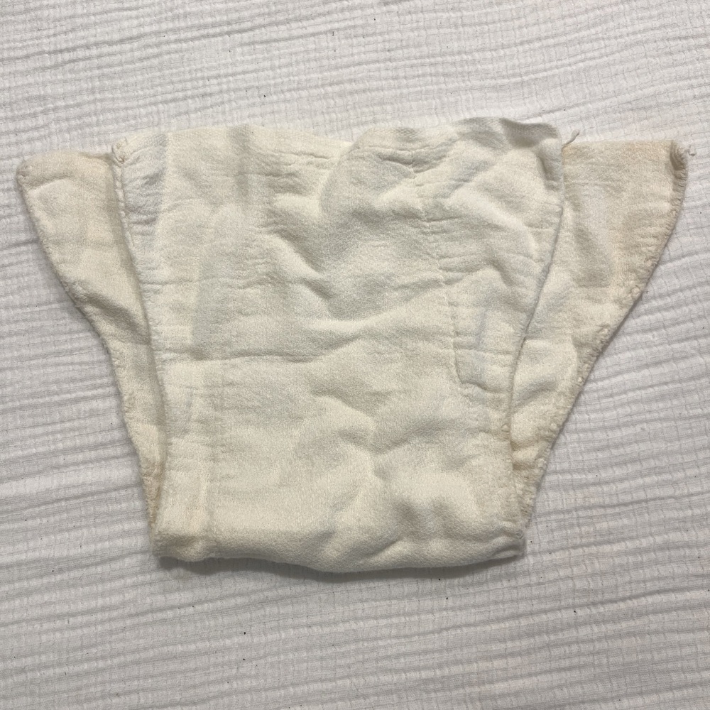 Set of 4 Vintage Reusable Cloth Diapers
